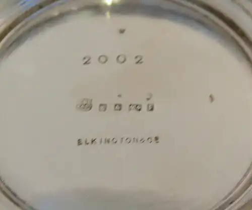 Zuckerdose u. Milchkännchen,Elkington,versilbert,um 1900