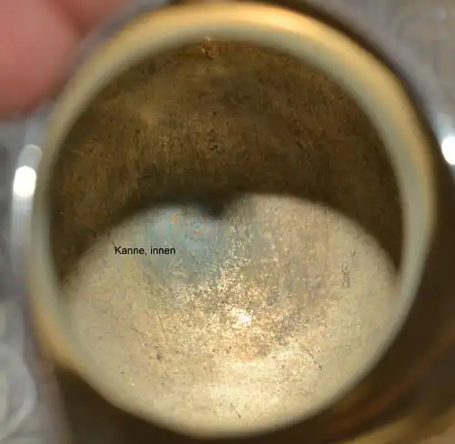 Zuckerdose u. Milchkännchen,Elkington,versilbert,um 1900