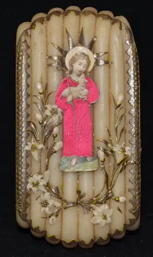 Wachsstöckl, Wachsstock ,Lamm Gottes,Agnus Dei.19.Jhdt.,Bayern,Österreich,