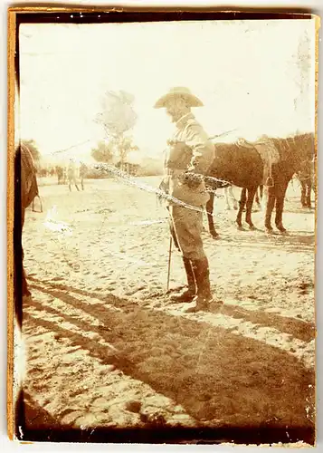 Fotografie,Deutsche Kolonie,Süd-West-Afrika,Kolonialtruppen1904/6,Originalfoto