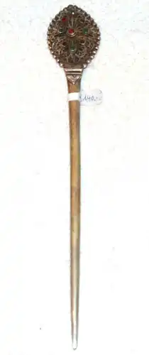 Haarstecker,Hutstecker,Silber,1820,Farbsteine,süddeutsch