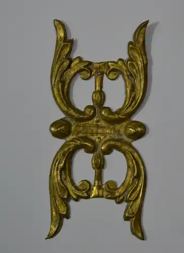 Ornament, Beschlag für Möbel, Messing, etwa 1870