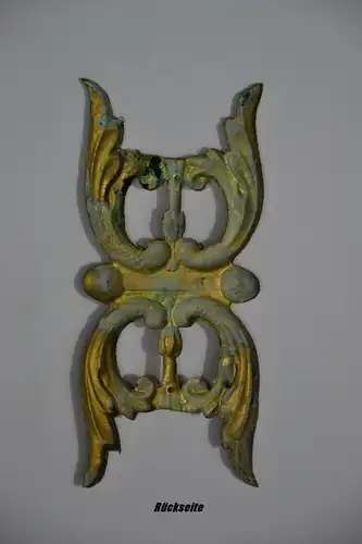 Ornament, Beschlag für Möbel, Messing, etwa 1870