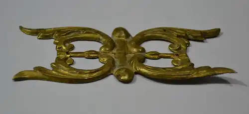 Ornament, Beschlag für Möbel, Messing, etwa 1870