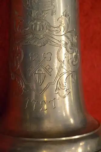 Zinnkrug, Bierkrug, 20 Jh. nach einem Modell von 1727