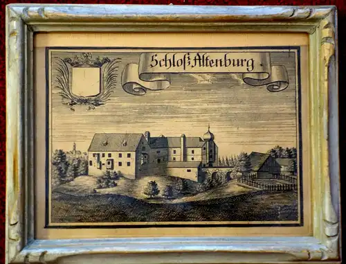 Kupferstich,Michael Wening,17.Jhdt.,Schloß Altenburg bei Bamberg