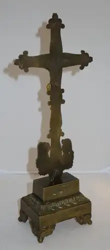 Kruzifix,Kreuz,18.Jhdt.,süddeutsch,Bronze
