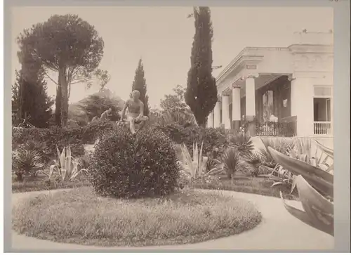 Photographie Palast Achilleion bei Gastouri auf Korfu, ca. 1880