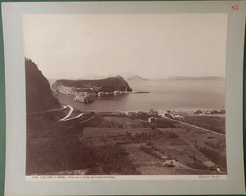 Photographie Umgebung von Neapel / Napoli, Nisida, Posilipo, Edizione Brogi