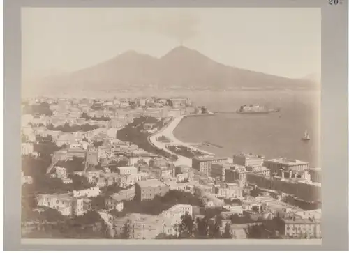 Photographie Panorama von Neapel / Napoli, Edizione Esposito, ca. 1890