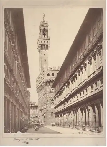 Photographie Uffizien in Florenz von Giorgio Sommer, 1883