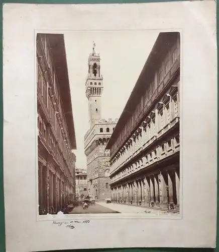 Photographie Uffizien in Florenz von Giorgio Sommer, 1883