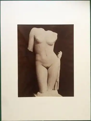 Photographie Skulptur Torso der Venus im Archäologischen Nationalmuseum Neapel