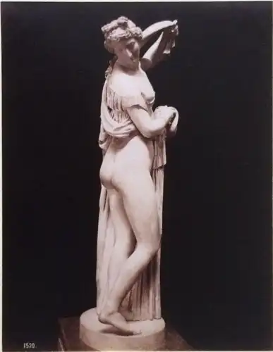 Photographie Marmorstatue „Venus callipyge“ im  Nationalmuseum Neapel, G. Sommer