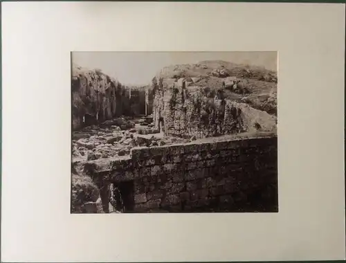 Photographie Siracusa - Castello di Euryalus von Giorgio Sommer, ca. 1880