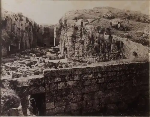 Photographie Siracusa - Castello di Euryalus von Giorgio Sommer, ca. 1880