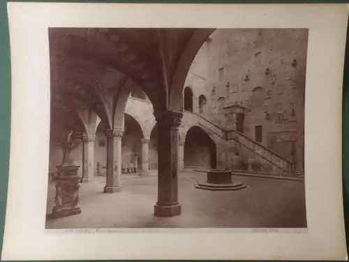 Photographie Florenz - Museo Nazionale, Veduta del Cortile, ca. 1880