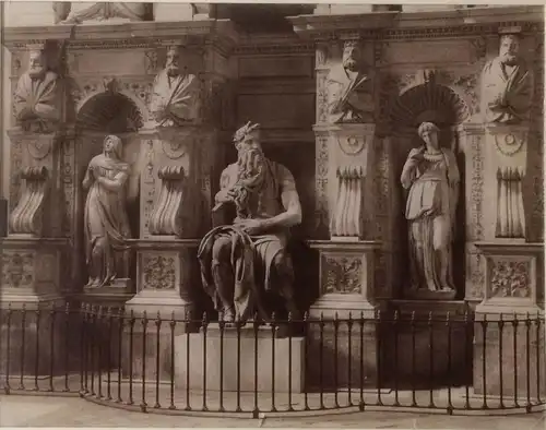 Photographie Rom, Vincoli – Kirche San Pietro, Moses-Statue (Michelangelo)