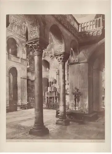 Photographie Venedig - Kirche San Marco, Innenansicht, ca. 1890, von Carlo Naya