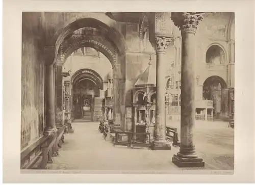 Photographie Venedig - Kirche San Marco, Innenansicht, ca. 1890, von Carlo Naya