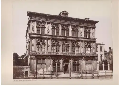 Photographien Venedig – Palazzo Vendramin, Dogenpalast, ca. 1890, von G. Sommer