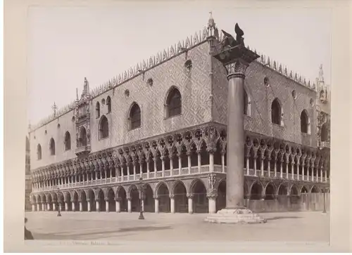 Photographien Venedig – Palazzo Vendramin, Dogenpalast, ca. 1890, von G. Sommer
