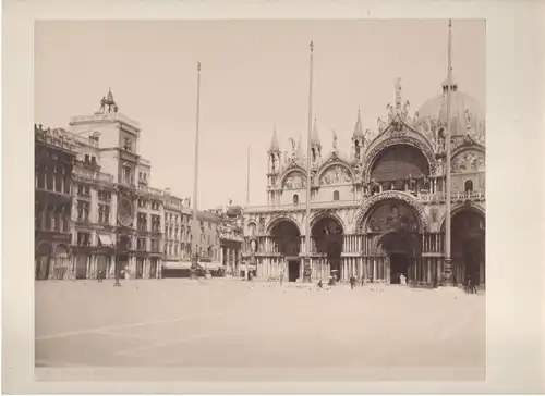 Photographie Venedig – Kirche San Marco, ca. 1890, Paolo Salviati