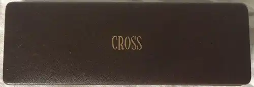 Vergoldeter Dreh-Kugelschreiber von „CROSS“ im Originaletui