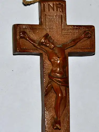 Kruzifix,Holz,geschnitzt,Mitte18.Jhdt,Oberammergau für Reliquien,Rückseite fehlt