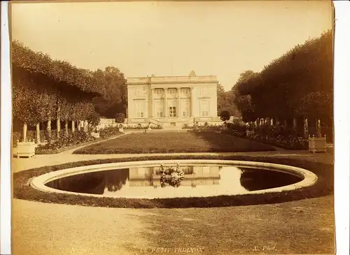 Versailles,Le Petit Trianon ,X.Phot,Fotografie,groß,ca 1880,Frankreich