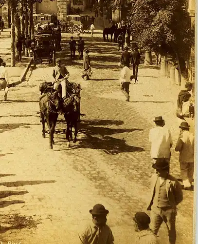 Fotografie, Original-Photo, gr. ca 1870, Algier, Place du Gouvernement, ND.Phot