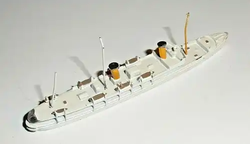 Schiffsmodell SMS HOHENZOLLERN, Staatsjacht von Kaiser Wilhelm,aus Metall