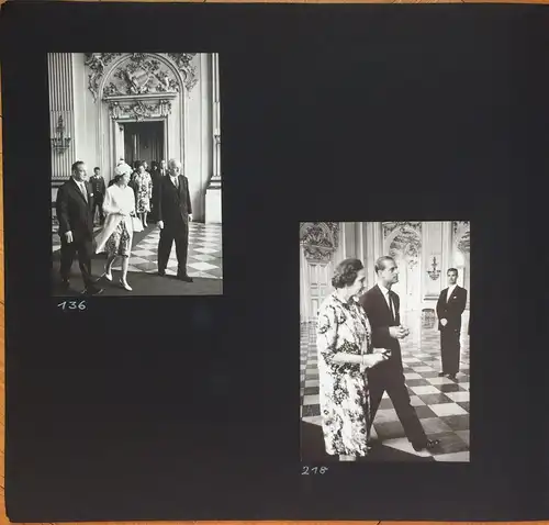 16 Originalphotogr.  Staatsbesuch Königin Elisabeth München 1965 , Meta Köhler