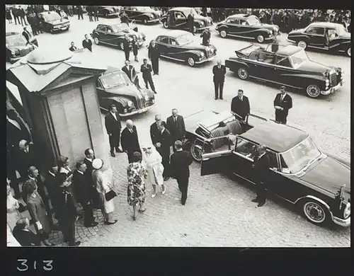 16 Originalphotogr.  Staatsbesuch Königin Elisabeth München 1965 , Meta Köhler