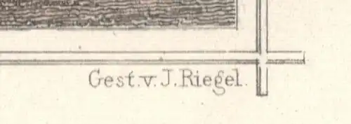 Stahlstich WITTELSBACHER PALAST ZU MÜNCHEN v. Johann Riegel + Carl A. Lebschée