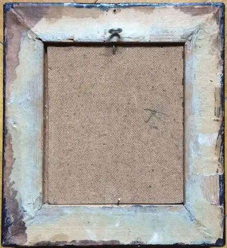 Kleines Ölbild von Simon Hohenegger, signiert, gerahmt