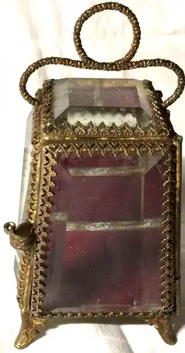 Kleines antikes Kästchen zur Unterbringung von Taschenuhren