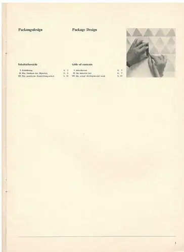 Ausgabe "Packungsdesign",Staatl.Hochschule f.bildende Künste Hamburg,Drupa 1967