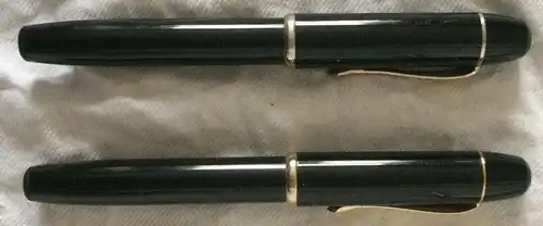 Zwei Kolbenfüller der Marke Senator mit Iridiumfeder in Originaletui