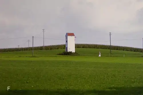 Fotografie, Stromhäuschen bei Ebersberg, Bayern