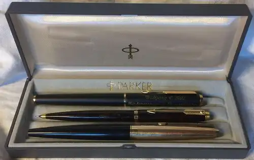 Füller, Kugelschreiber, Drehbleistift von PARKER nicht funktionsgeprüft