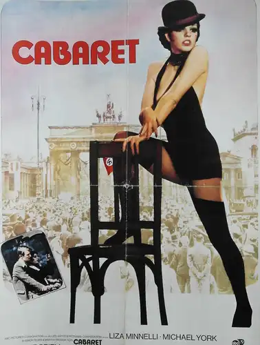 Filmplakat, deutsch, Cabaret, Liza Minelli, Michael York, Helmut Griem,Joel Grey