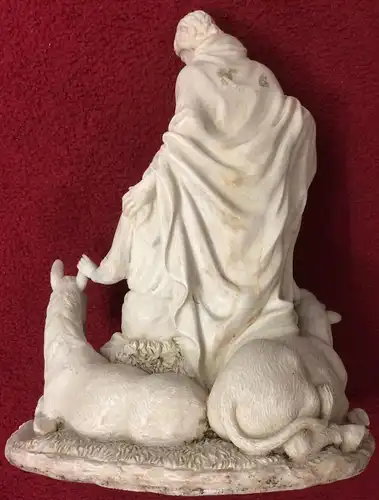 Skulptur Heilige Familie aus Alabaster Resin, Italien, 19. Jahrhundert