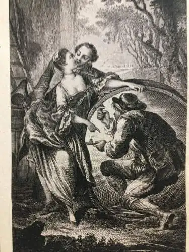 Kupferstich,Illustration n. Charles Eisen zu Tales & Novels,Jean de La Fontaine