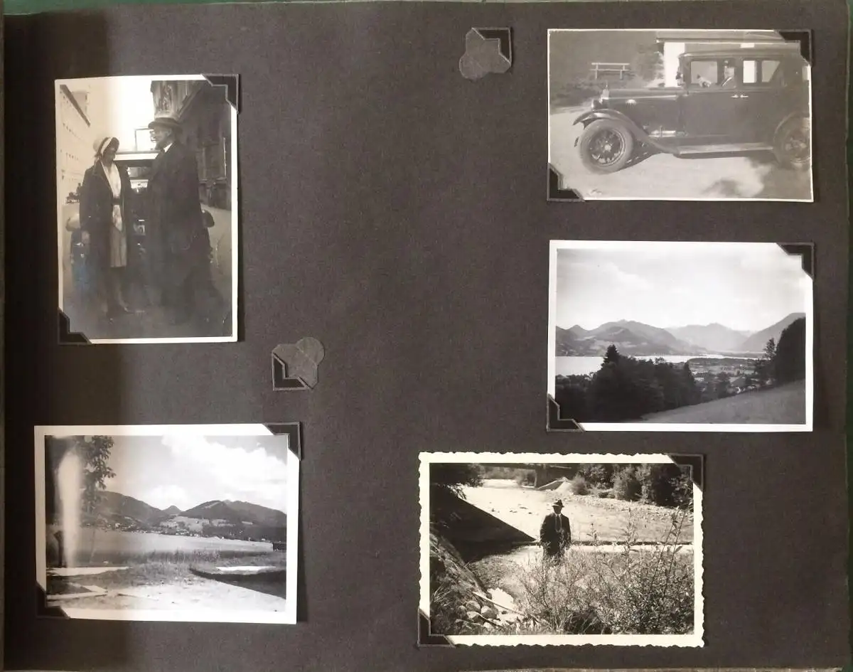 Photoalbum mit über 180 Aufnahmen aus 1930-1940er Jahren, meist Familienphotos