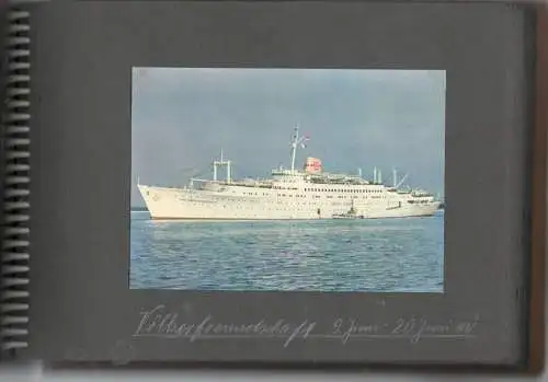 Photoalbum Erinnerungen an Ostsee-Reise 1960 FDGB-Schiff „Völkerfreundschaft"