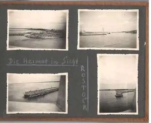 Photoalbum Erinnerungen an Ostsee-Reise 1960 FDGB-Schiff „Völkerfreundschaft"