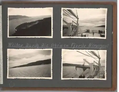 Photoalbum Erinnerungen an Ostsee-Reise 1960 FDGB-Schiff „Völkerfreundschaft"