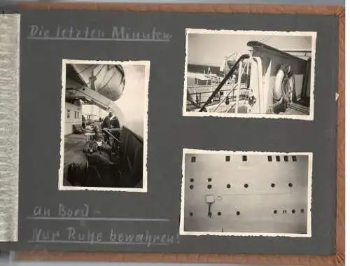 Photoalbum Erinnerungen an Ostsee-Reise 1960 FDGB-Schiff „Völkerfreundschaft"