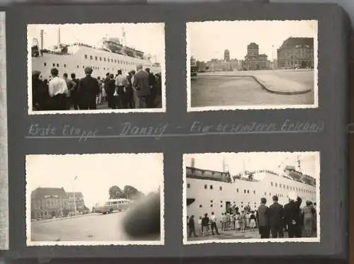 Photoalbum Erinnerungen an Ostsee-Reise 1960 FDGB-Schiff „Völkerfreundschaft"
